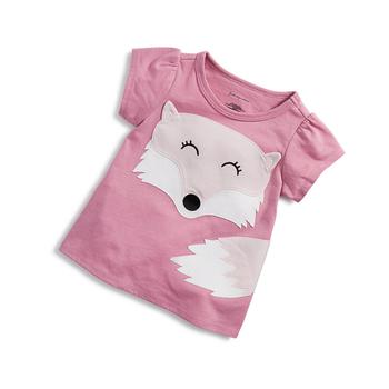 First Impressions | Baby Girls Francie Fox T-Shirt, Created for Macy's商品图片,6.9折×额外8.5折, 额外八五折