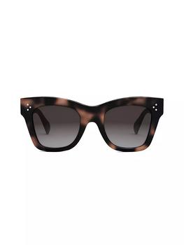 Celine | Bold 3 Dots 50MM Cat-Eye Sunglasses商品图片,