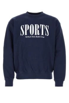 推荐Sporty & Rich Logo Printed Crewneck Sweatshirt商品