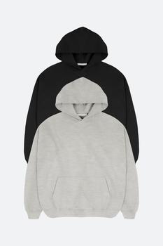 mnml卫衣, MNML | Every Day Hoodie 2 Pack - Black/Grey商品图片 