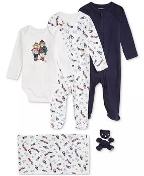 Ralph Lauren | Baby Cotton Polo Bear Gift Set,商家Macy's,价格¥1048