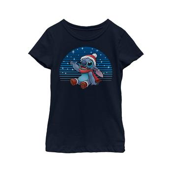Disney | Girl's Lilo & Stitch Catching Snow  Child T-Shirt商品图片,独家减免邮费