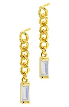 ADORNIA | Chain Crystal Drop Earrings,商家Nordstrom Rack,价格¥151
