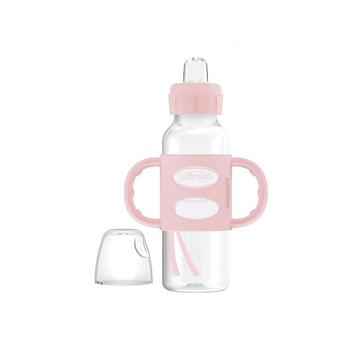 商品Dr. Browns | Narrow Sippy Baby Bottle with 100% Silicone Handles, 8oz, Pink,商家Macy's,价格¥117图片