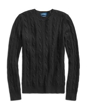 美国拉夫劳伦毛衣, Ralph Lauren | Cable Knit Cashmere Crewneck Sweater商品图片 额外9折, 额外九折