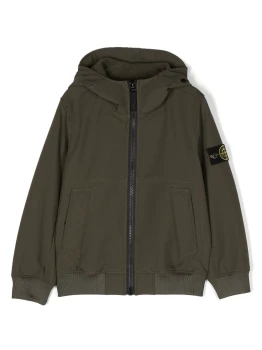 Stone Island | Stone Island 男童卫衣 7916Q0122V0058 军绿色 6.3折起, 满$1享9.6折, 独家减免邮费, 满折