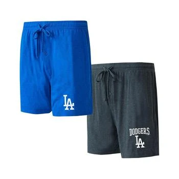 Concepts Sport | Men's Royal, Charcoal Los Angeles Dodgers Two-Pack Meter Sleep Shorts,商家Macy's,价格¥502