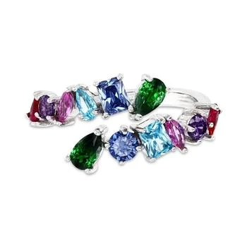 Macy's | Lab-Grown Ruby (3/4 ct. t.w.), Lab-Grown Pink Sapphire (1/3 ct. t.w.) & Cubic Zirconia Multicolor Wrap Ring in Sterling Silver,商家Macy's,价格¥595