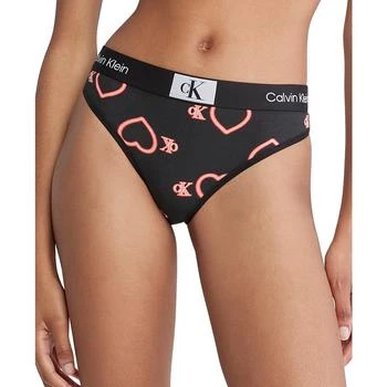 Calvin Klein | Women's 1996 Cotton Valentines Modern Thong Underwear QF7479 独家减免邮费