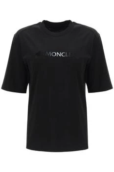 推荐Moncler basic flocked logo t-shirt商品