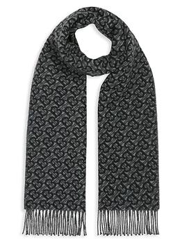 加拿大burberry围巾, Burberry | Monogram Cashmere Jacquard Scarf商品图片 