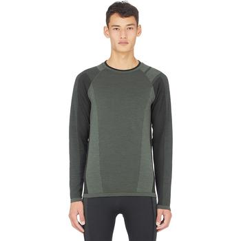 推荐Classic Knit Base Layer Long Sleeve T-Shirt - Semi Flashy Green/Super Green商品