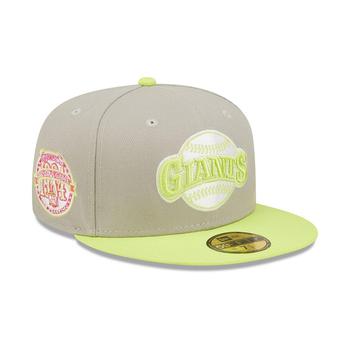 时尚mlb羽绒服男装, New Era | Men's Gray and Green San Francisco Giants 1984 MLB All-Star Game Cyber 59FIFTY Fitted Hat商品图片 