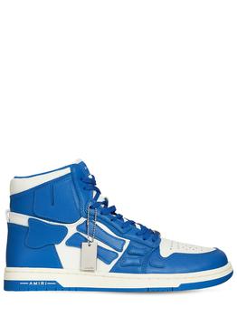 AMIRI | Skel Bones High Top Leather Sneakers商品图片,5折