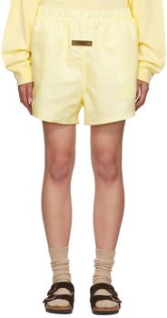 Essentials | Yellow Nylon Shorts商品图片,7.4折