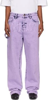 推荐SSENSE Exclusive Purple Secret Carpenter Jeans商品
