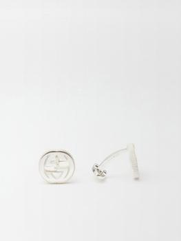 商品Gucci | GG sterling-silver cufflinks,商家MATCHES,价格¥2993图片
