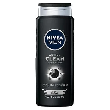 Nivea Men | DEEP Active Clean Charcoal Body Wash,商家Walgreens,价格¥53