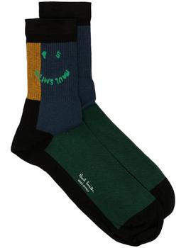 Paul Smith | PAUL SMITH side logo-print detail socks商品图片,