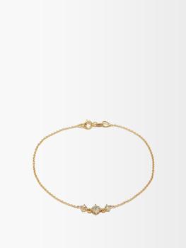 商品Lizzie Mandler | Éclat diamond & 18kt gold bracelet,商家MATCHESFASHION,价格¥10357图片