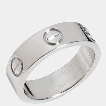 推荐Cartier LOVE Ring in 18k White Gold Ring Size EU 51-US 5.75商品