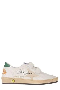 Golden Goose | Golden Goose Kids Ball Star Touch-Strap Sneakers,商家Cettire,价格¥1690