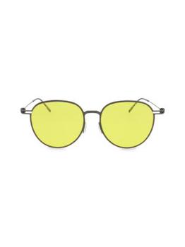 推荐54MM Round Tinted Sunglasses商品