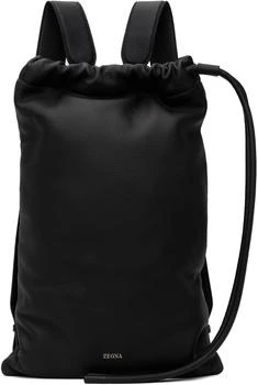 推荐Black Drawstring Backpack商品