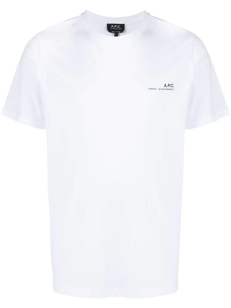 推荐A.P.C. 白色男士T恤 COEOPH26904AAB商品