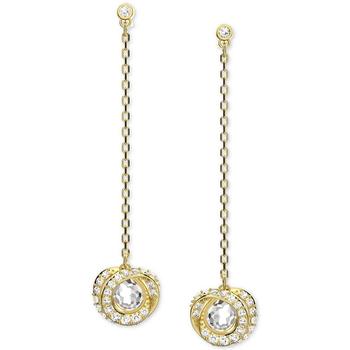 Swarovski | Silver-Tone Generation Linear Clip-On Earrings商品图片,7折