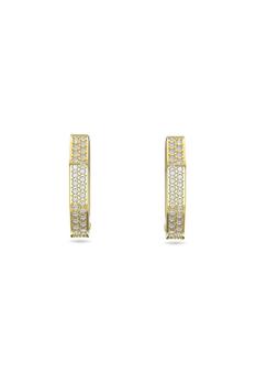 了解施华洛世奇跳动的心, Swarovski | Swarovski Crystal Embellished Dextera Hoop Earrings商品图片 9.6折