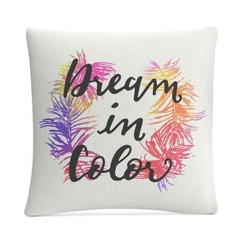 Baldwin | ABC Dream In Color Decorative Pillow, 16" x 16",商家Macy's,价格¥248