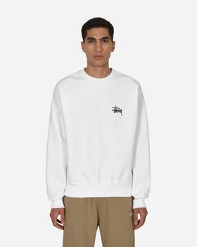 STUSSY | Basic Logo Crewneck Sweatshirt White商品图片,额外8.6折, 独家减免邮费, 额外八六折