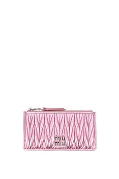 Miu Miu | Coin Purses Leather Pink 4.5折