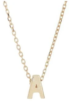 ADORNIA | 14K Gold Plate Initial Necklace 2.3折, 独家减免邮费