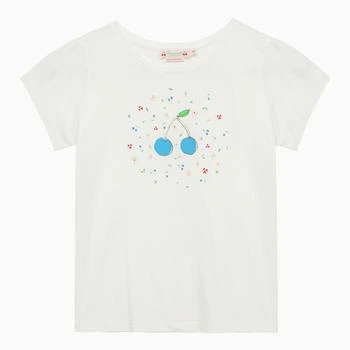 推荐White cotton T-shirt with logo商品