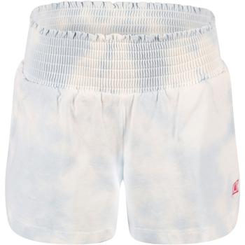 monster, Munster | Tie dye logo shorts in blue and white商品图片 4.4折×额外7.5折, 额外七五折