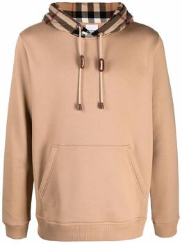 巴宝莉卫衣多少钱, Burberry | BURBERRY - Checked Hood Cotton Sweatshirt商品图片 