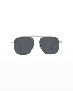 墨镜fendi评价, Fendi | Men's Metal Pilot Sunglasses商品图片 