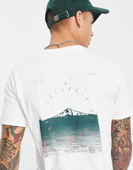 Columbia | Columbia Rapid Ridge cotton back graphic t-shirt in white商品图片,