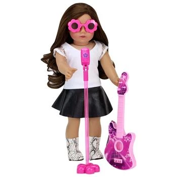 Teamson | Sophia’s Guitar, Sunglasses and Microphone for 18" Dolls, Pink,商家Premium Outlets,价格¥155