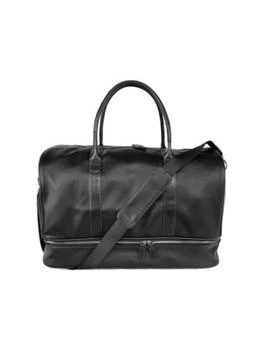 推荐The Davidson Textured Vegan Leather Duffel Bag商品