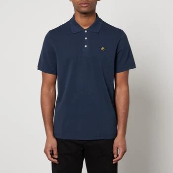 Moose Knuckles | Moose Knuckles Gold Logo-Appliquéd Cotton-Piqué Polo Shirt 额外6.5折, 额外六五折