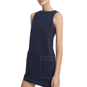 推荐Theory Womens Mod Denim Knit Mini Shift Dress商品