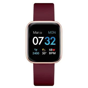 iTouch | Air 3 Unisex Heart Rate Merlot Strap Smart Watch,商家Macy's,价格¥700