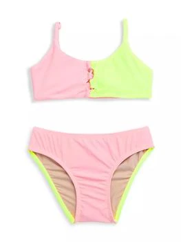 PQ | Little Girl's & Girl's Cammy Loop Bikini Set,商家Saks Fifth Avenue,价格¥570