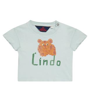 推荐Baby Rooster printed cotton-jersey T-shirt商品