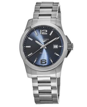 Longines Conquest Quartz Blue Dial Stainless Steel Men's Watch L3.759.4.96.6