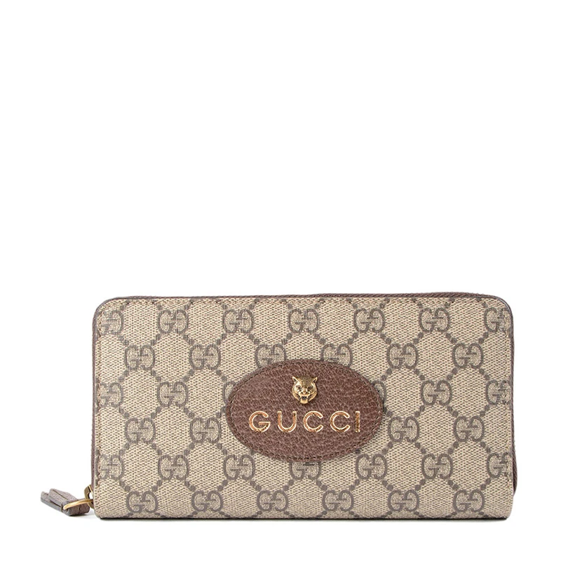 Gucci | GUCCI 古驰 GG Supreme系列米色聚氨酯男士钱包 473953-K9GOT-8861,商家Beyond Chinalux,价格¥7548