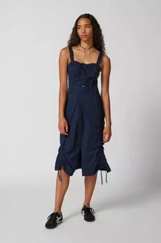 Urban Outfitters | UO Libby Ruched Midi Dress 5折